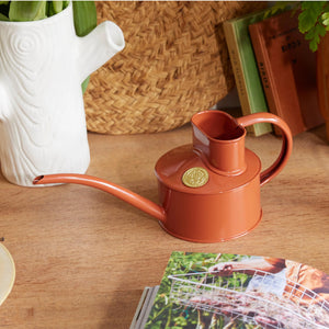 Haws Fazeley Flow Terracotta Orange Watering Can - One Pint