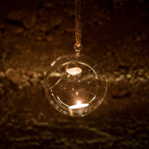 Colourful Glass Hanging Globes