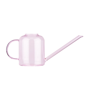 Pink Glass Watering Can - 0.8L