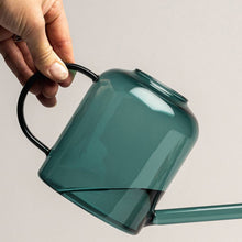 Load image into Gallery viewer, Teal Glass Watering Can - 0.8L
