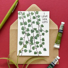 Load image into Gallery viewer, Katrina Sophia Love You Lots String Of Hearts Card
