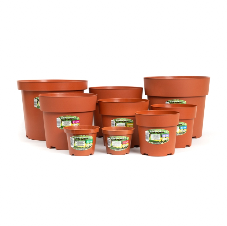 100% Recycled Plastic Plant Pots & Saucers