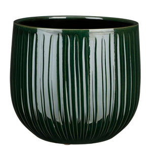 Dark Green Ribble Plant Pots - *Local Delivery or Local Pick Up Only*