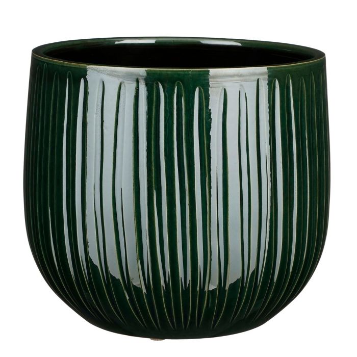 Dark Green Ribble Plant Pots - *Local Delivery or Local Pick Up Only*