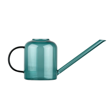 Load image into Gallery viewer, Teal Glass Watering Can - 0.8L
