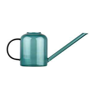 Teal Glass Watering Can - 0.8L