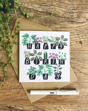 Load image into Gallery viewer, Katrina Sophia Potted Plants Happy Birthday Card
