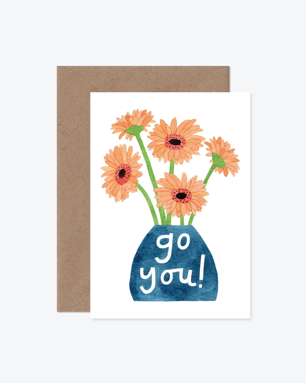 Katrina Sophia Go You Gerbera Card